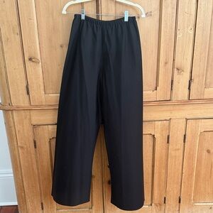La Ligne Colby Black Wide-Leg Pants
